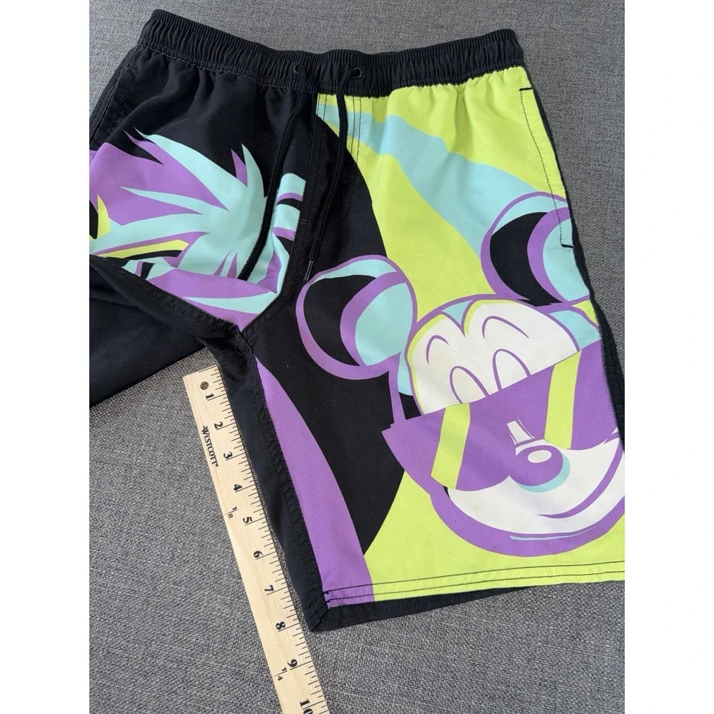 Disney Collection By Neff Mickey Mouse Tropical Board Shorts  Mens S‎ Swim Trunk